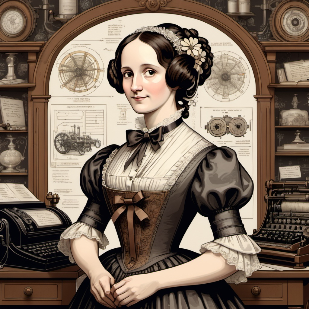 Historical portrait representing Ada Lovelace